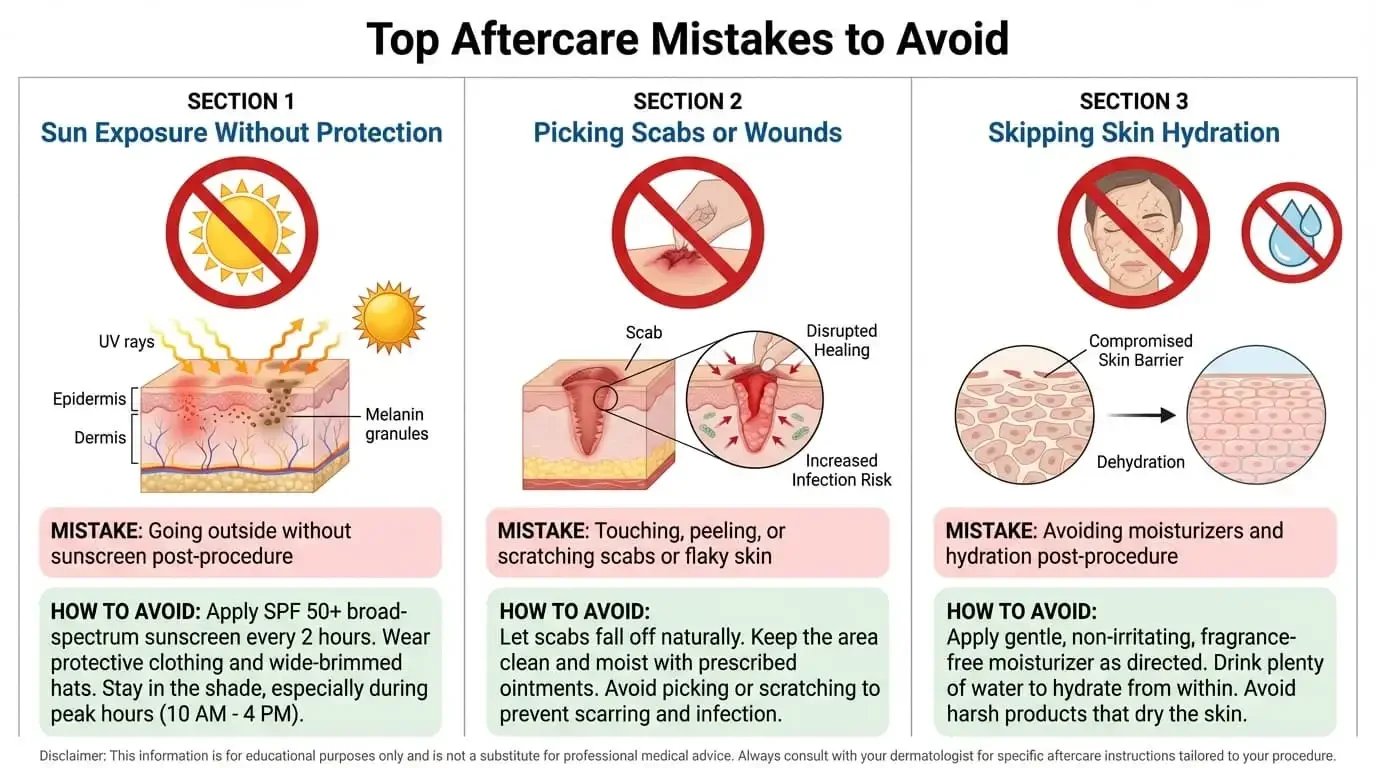 The Biggest Aftercare Mistakes That Ruin Your Procedure Results