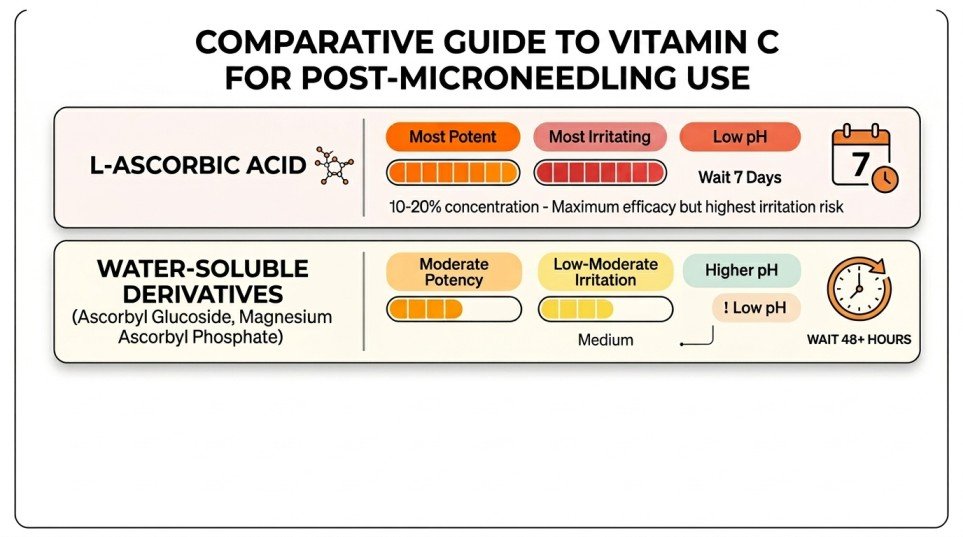Can I Use Vitamin C After Microneedling? Timing, Types, and Safety