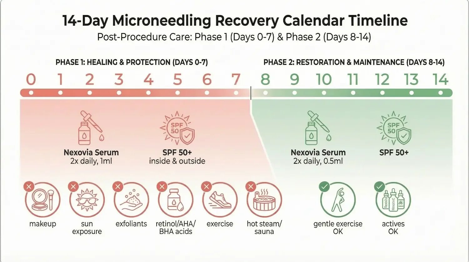 Microneedling Aftercare Day by Day: Your Quick Recovery Calendar