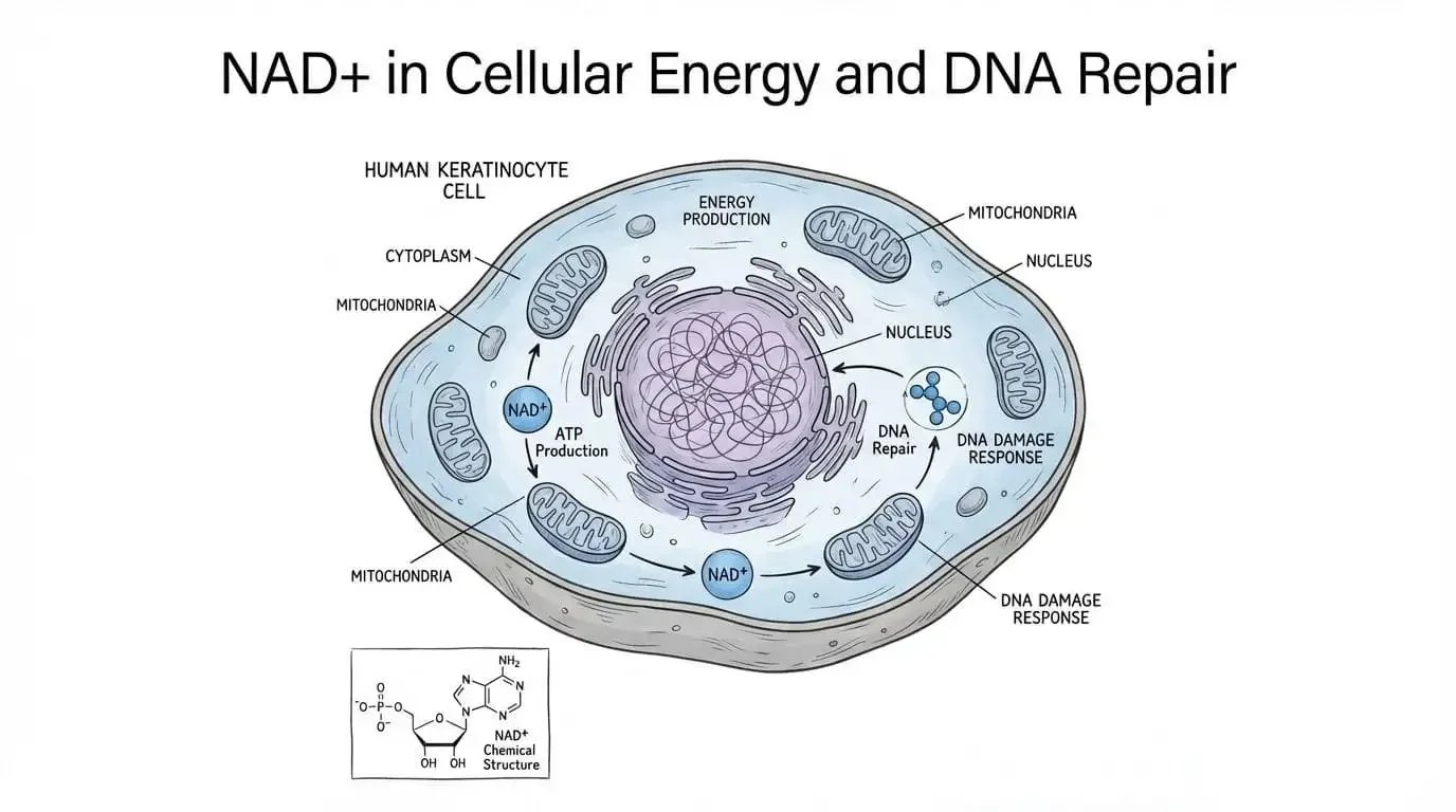 NAD+ for Skin: How This Cellular Fuel Supports Recovery and Anti-Aging