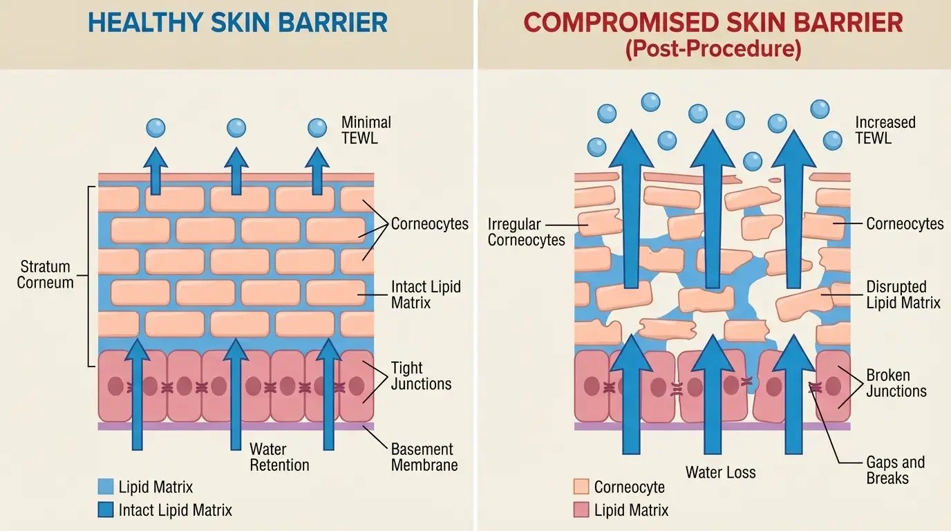 Why Does My Skin Feel Tight After a Procedure? Understanding Barrier Compromise